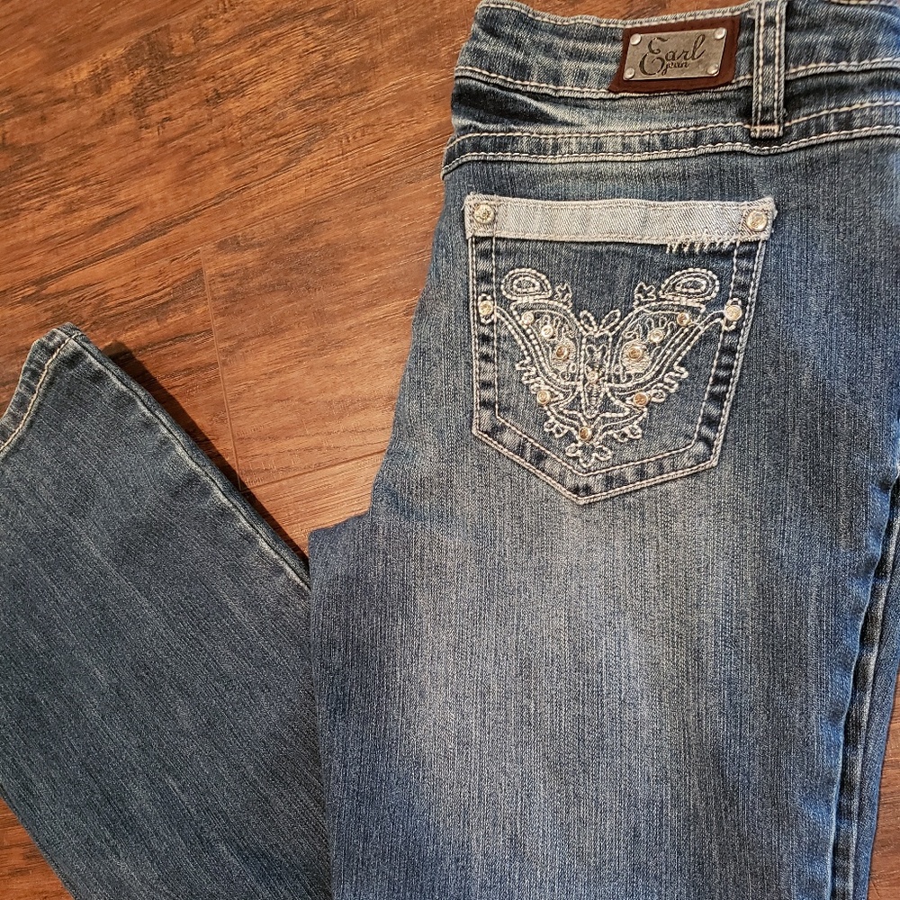 Earl Jeans Blue Jeans Medium Wash Bootcut lowrise